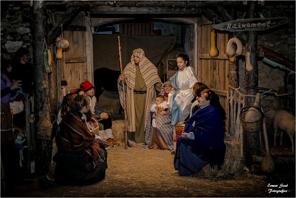 “ PESEBRE VIVIENTE DE LA EMD de JESÚS (Tortosa) “  | Ernest Sesé - Fotografies- | Fotografía de autor